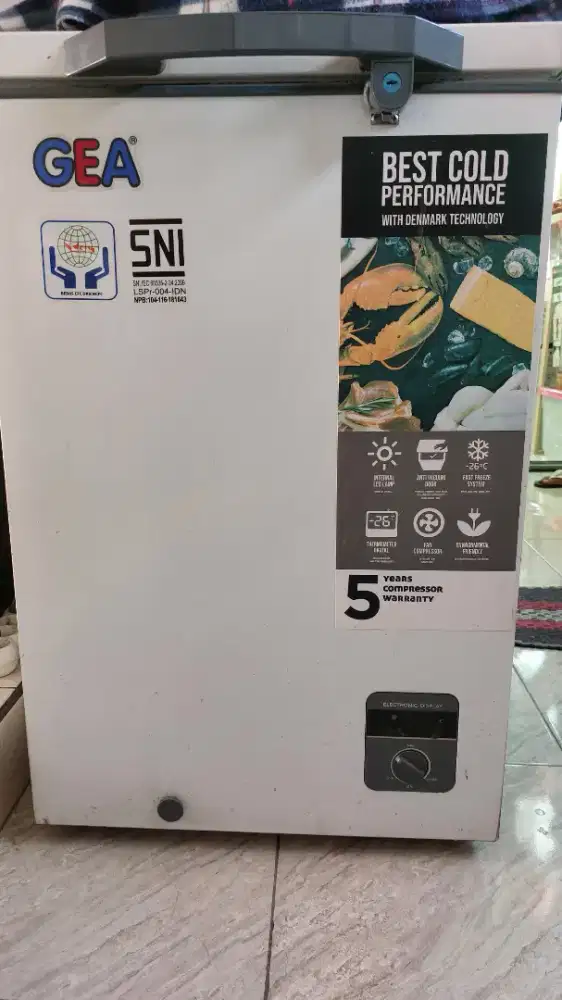 Gea freezer kapasitas 100 liter
