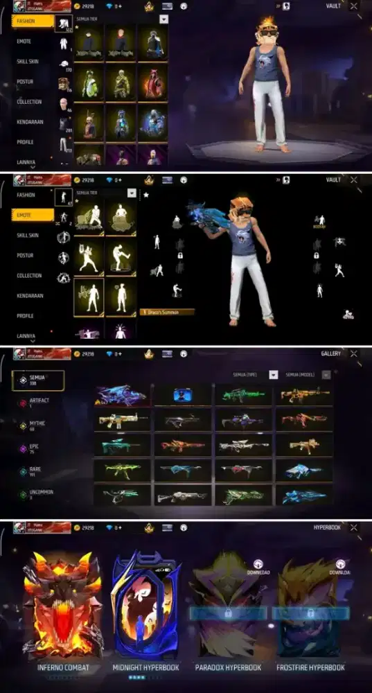 DIJUAL AKUN FIREE FIRE