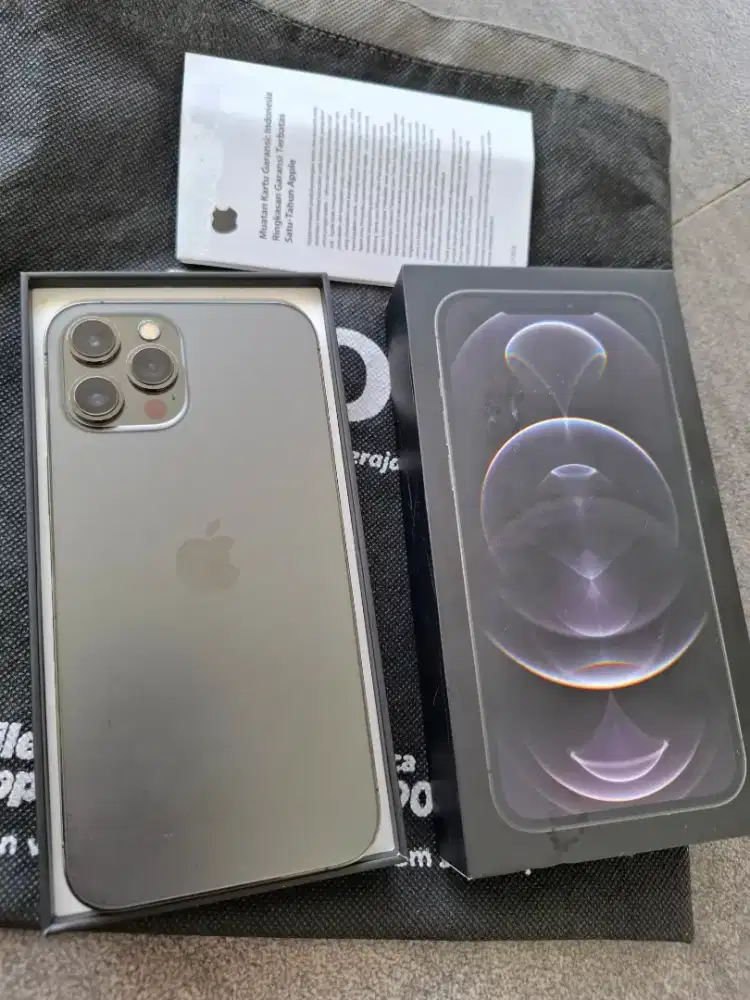 Iphone 12 promax 256 graphite black ibox