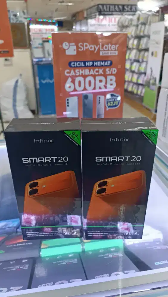 INFINIX SMART 20 RAM 4+4GB/128GB KAS & KREDIT BARU GARANSI RESMI