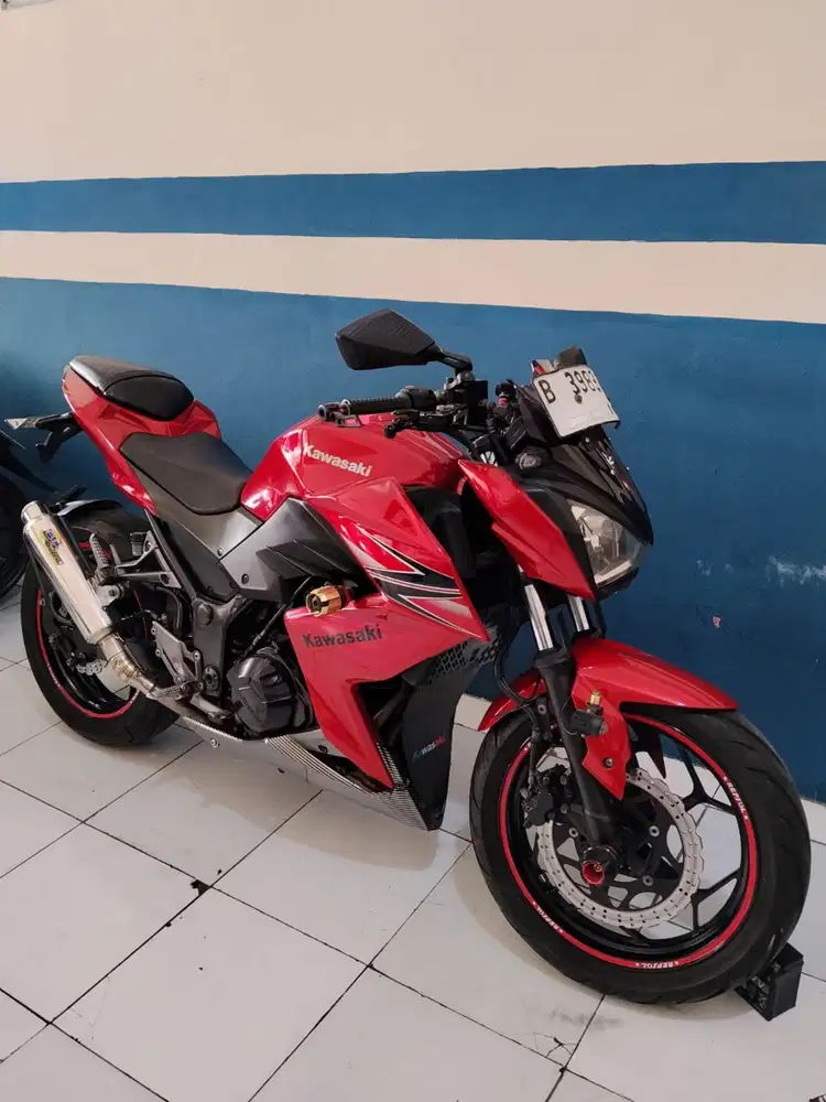 (B) kawasaki ninja Z250 2013 super mewah
