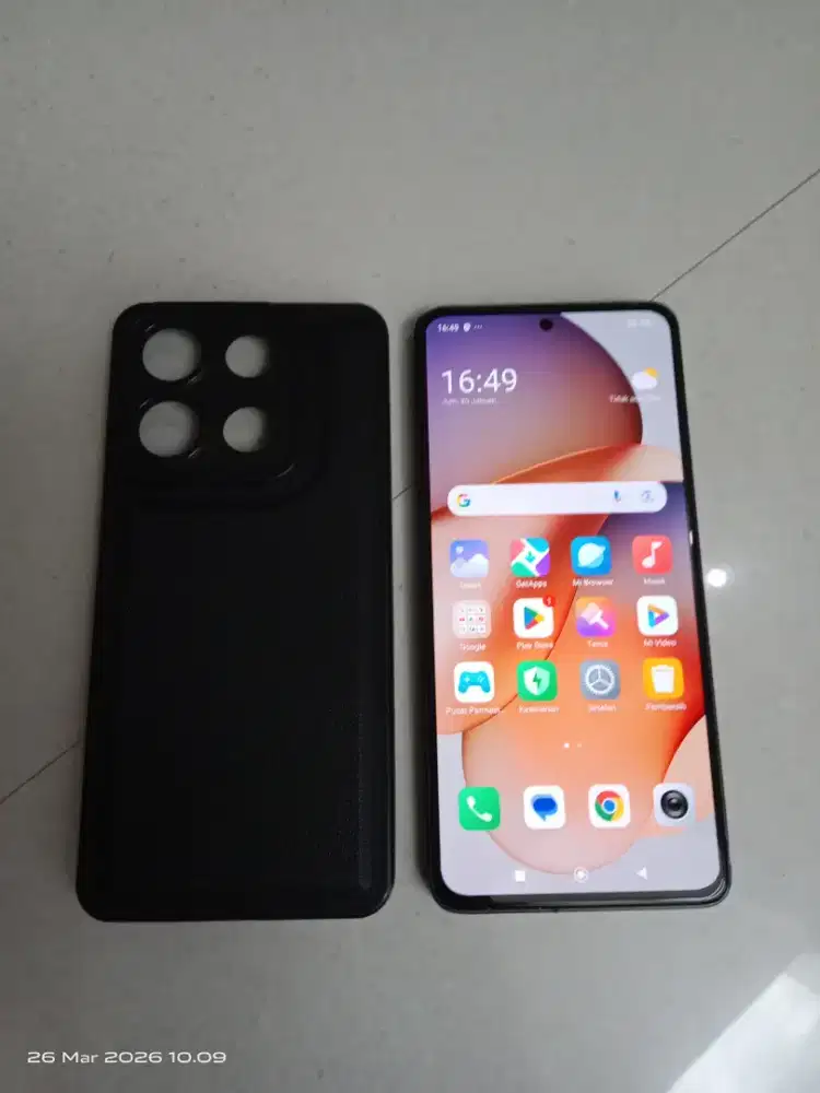 Xiaomi Redmi note 13 ram 8/256 sidik jari di layar
