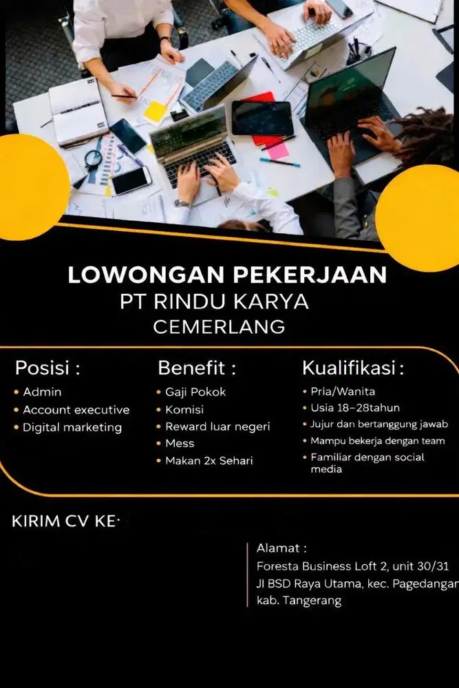Ready loker semua posisi