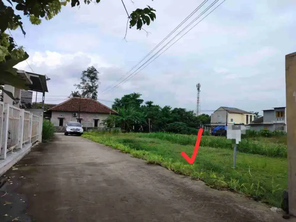 DIJUAL Tanah Strategis Lingkungan Perumahan Dekat Patung Elang, Dekat Stadion Maguwoharjo, SD Model, Jogja Bay Sleman