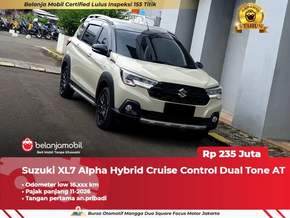 LOW KM !! SUZUKI XL7 ALPHA HYBRID 2024 / 2025 COKLAT