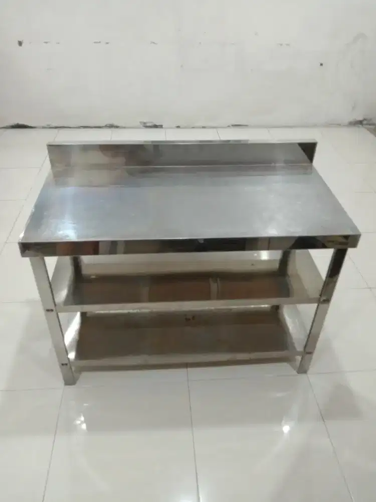 Jual meja stainless