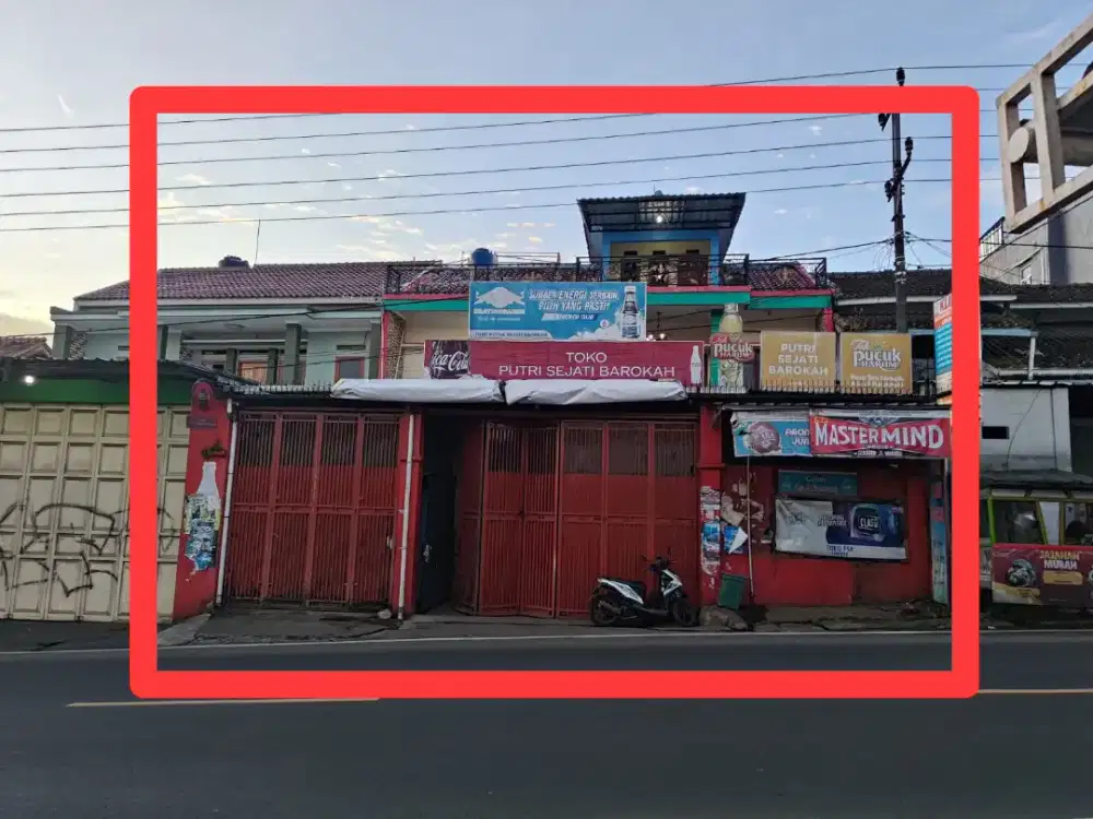 Dijual Ruko 3 Lantai kawasan komersial dan wisata Ciwidey kab Bandung