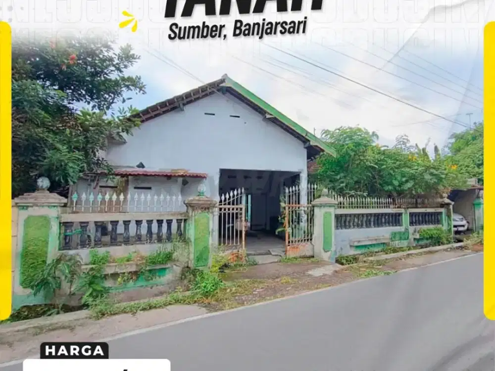 Tanah 597meter Akses Simpangan Mobil dekat Ke Stadion manahan, di Sumber Banjarsari Solo