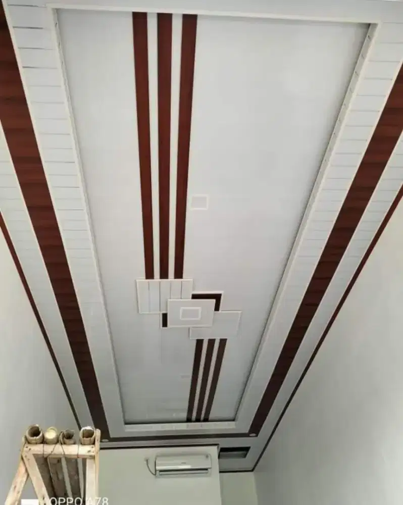 Plafon PVC terpasang