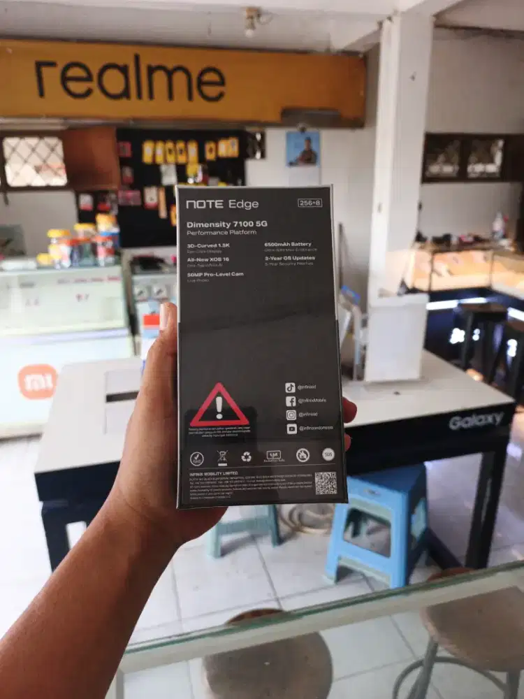 Fast respon WA Infinix Note Edge 5G 8+8/256 garansi resmi 1thn