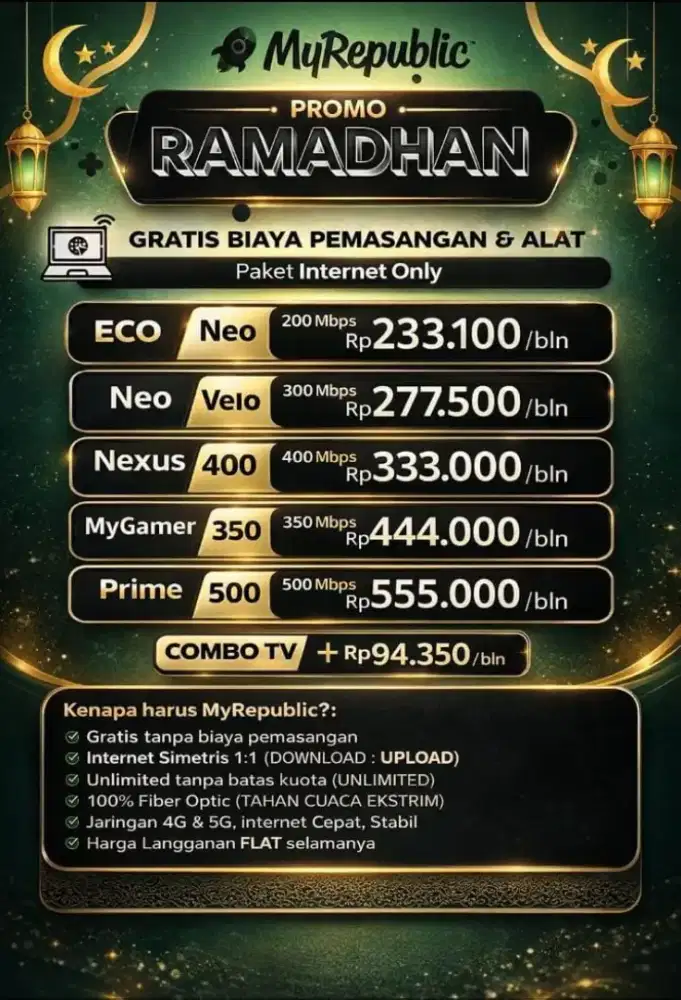 Pemasangan wifi gratis