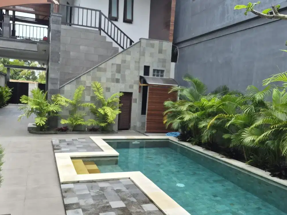 Jual Villa Exclusive View Sawah Fully Furnish Lokasi Di kawasan Wisata Central Ubud. Lokasi Strategis Dekat Ubud Palace, Monkey Forest.