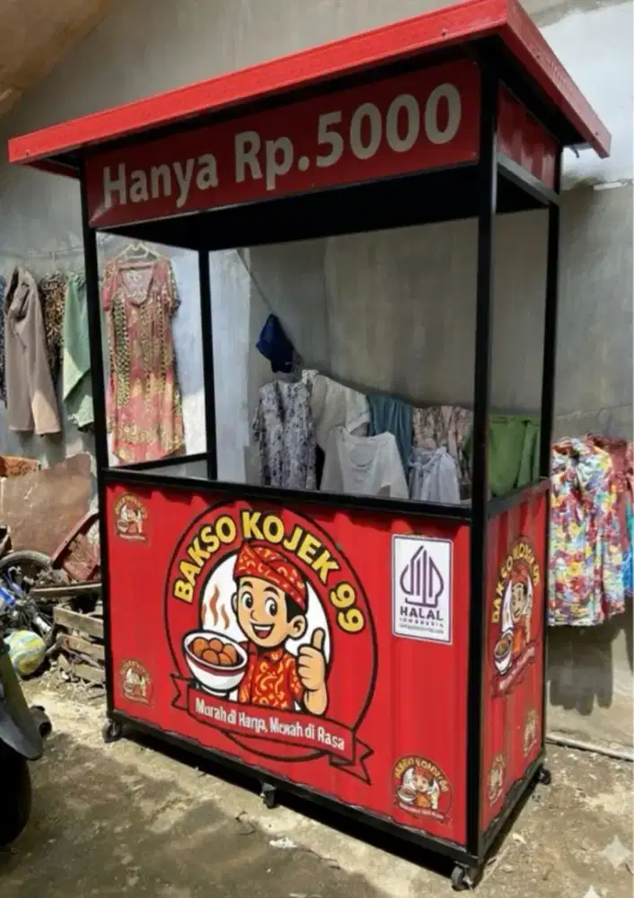 Booth Kontainer 1,5m x 1m