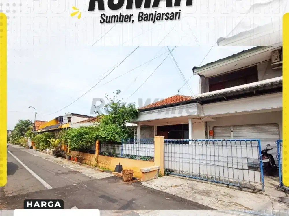 Rumah 4kamar Akses Mobil simpangan dekat ke Stadion manahan, di Sumber Banjarsari Solo