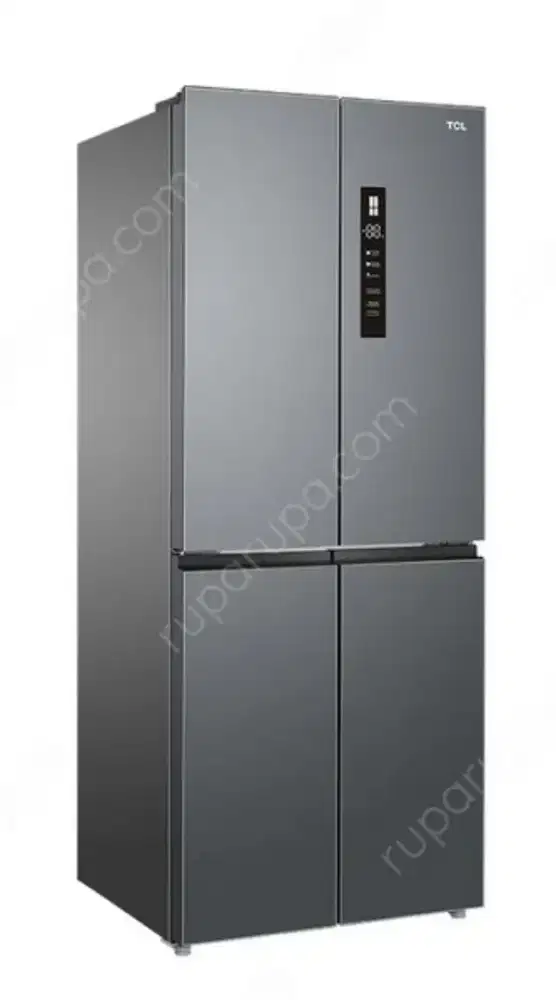 Tcl 439 Ltr Kulkas 4 Pintu Side By Side P500cd - Hitam