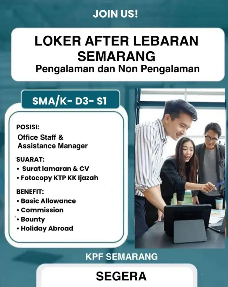 Loker After Lebaran Semarang