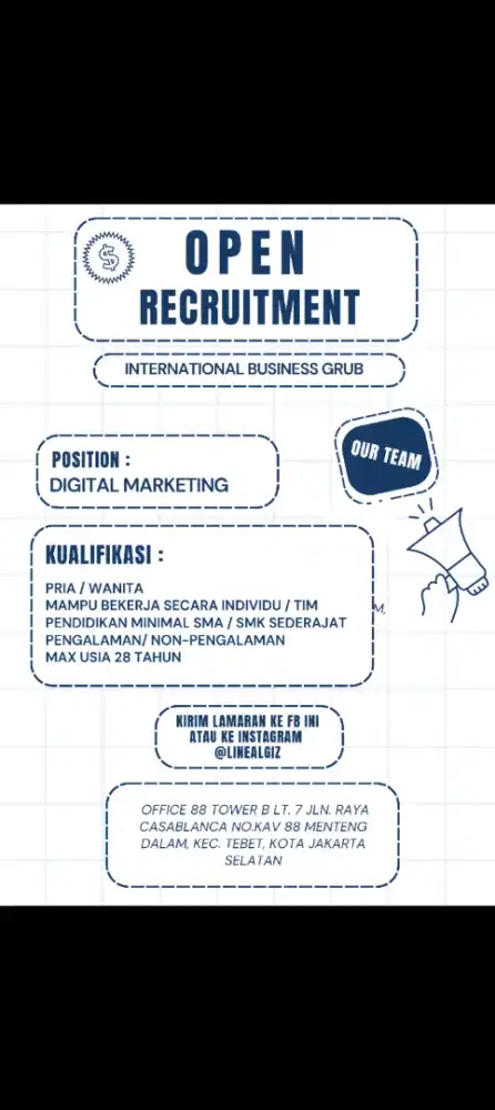 Loker digital marketing & schedule maker
