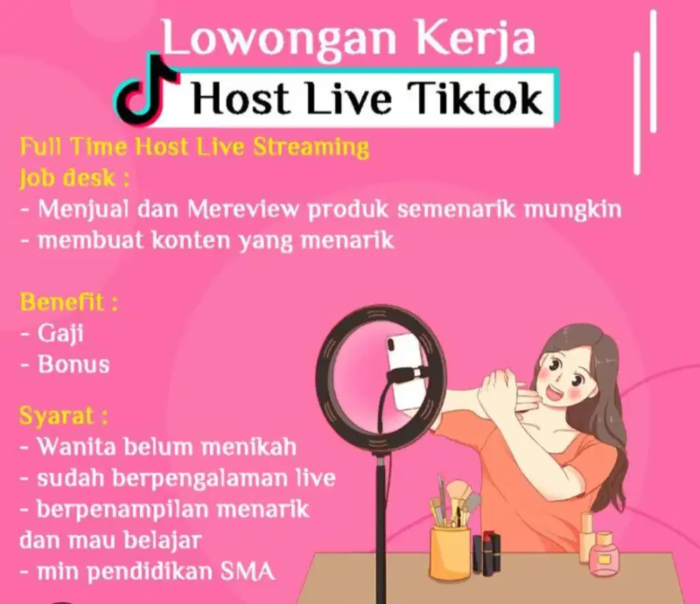 Admin host live streaming