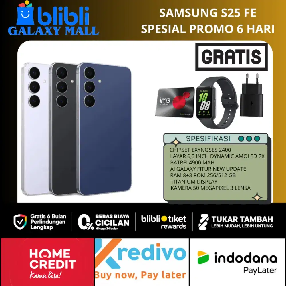 Promo Samsung S25 FE Bergaransi Remsi