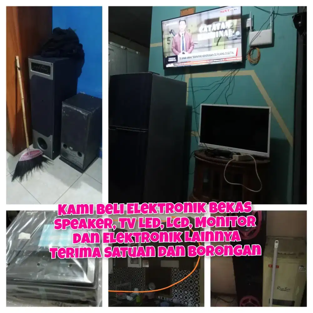 Terima Lagi Tv LED, lcd, Monitor, Speaker bekas anda