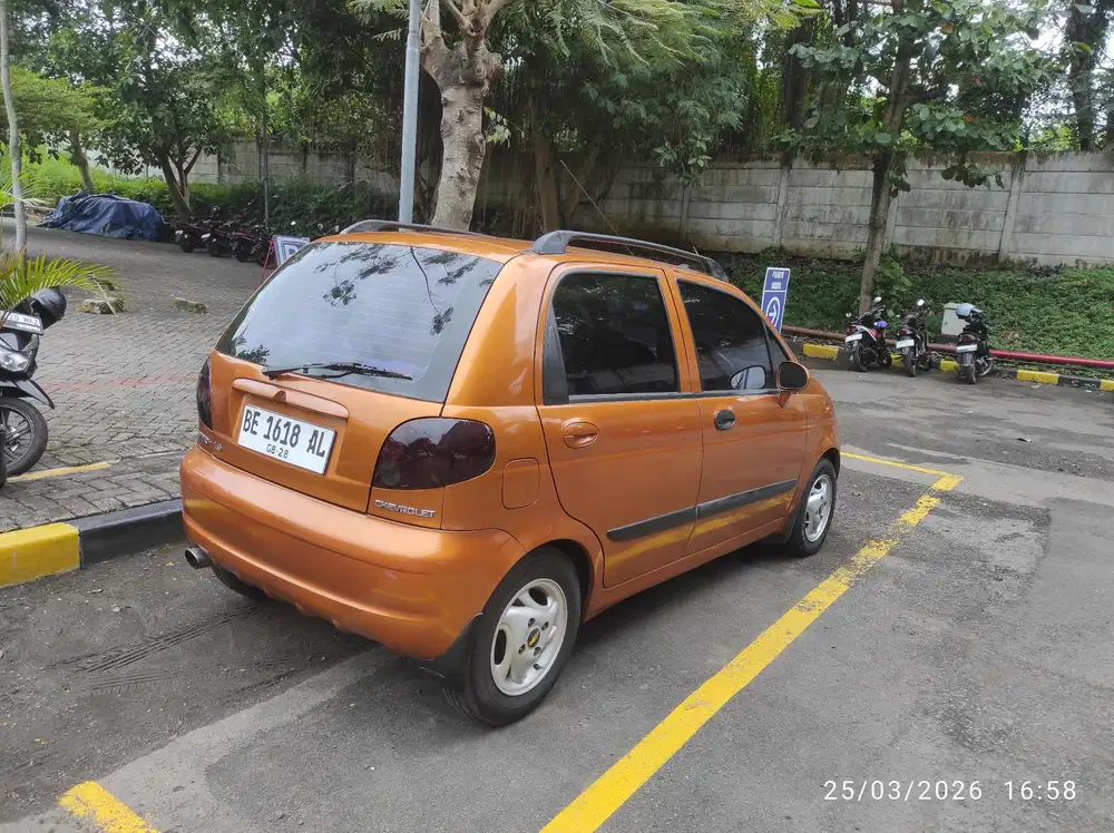 Chevrolet Spark 800 cc,  2003,Pajak Hidup 
Plat nomor kendaraan: BE,