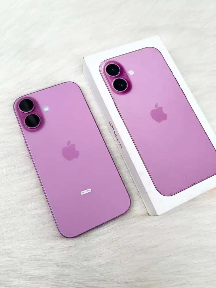 Iphone 16 128gb pink, resmi iBox (like new)
