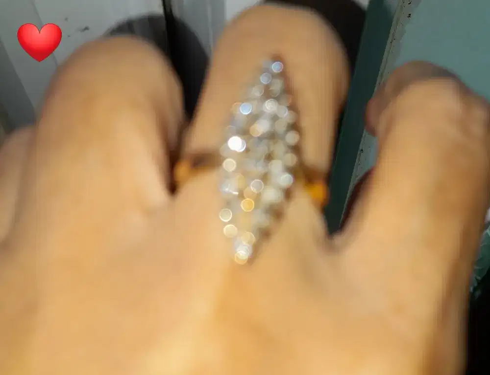 Jual cepat BU...cincin antik berlian model elizabeth