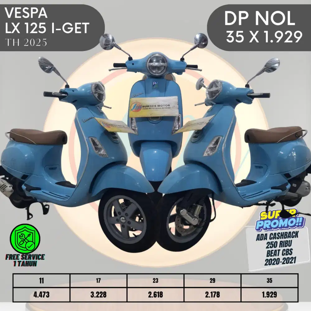 VESPA LX 125 IGET TH 2025 DP NOL