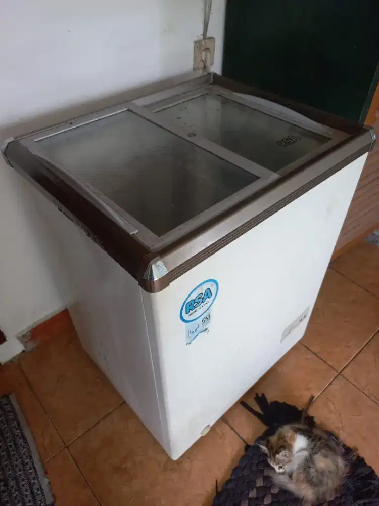 DIJUAL CEPAT FREEZER SLIDING RSA 100 LITER