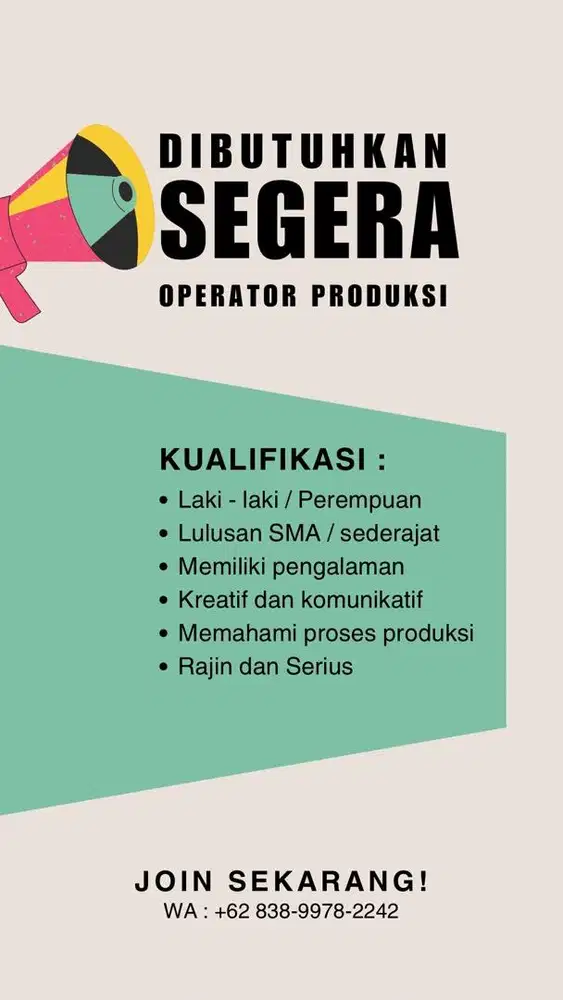 Operator Produksi