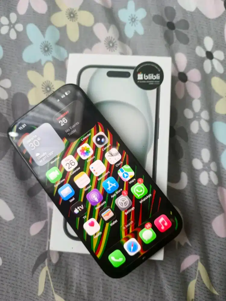 Iphone 15 BH 100% Garansi On
