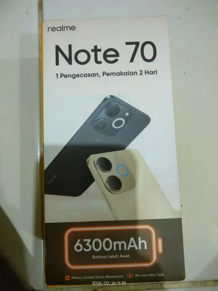 Jual aja Kardus Hp Realmie Note 70
