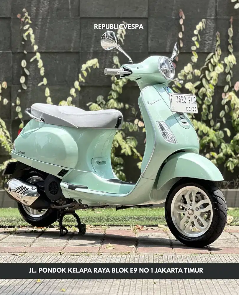 Piaggio Vespa LX NEW 150 IGET FACELIFT TAHUN 2025 WARNA GREEN RELAX PE