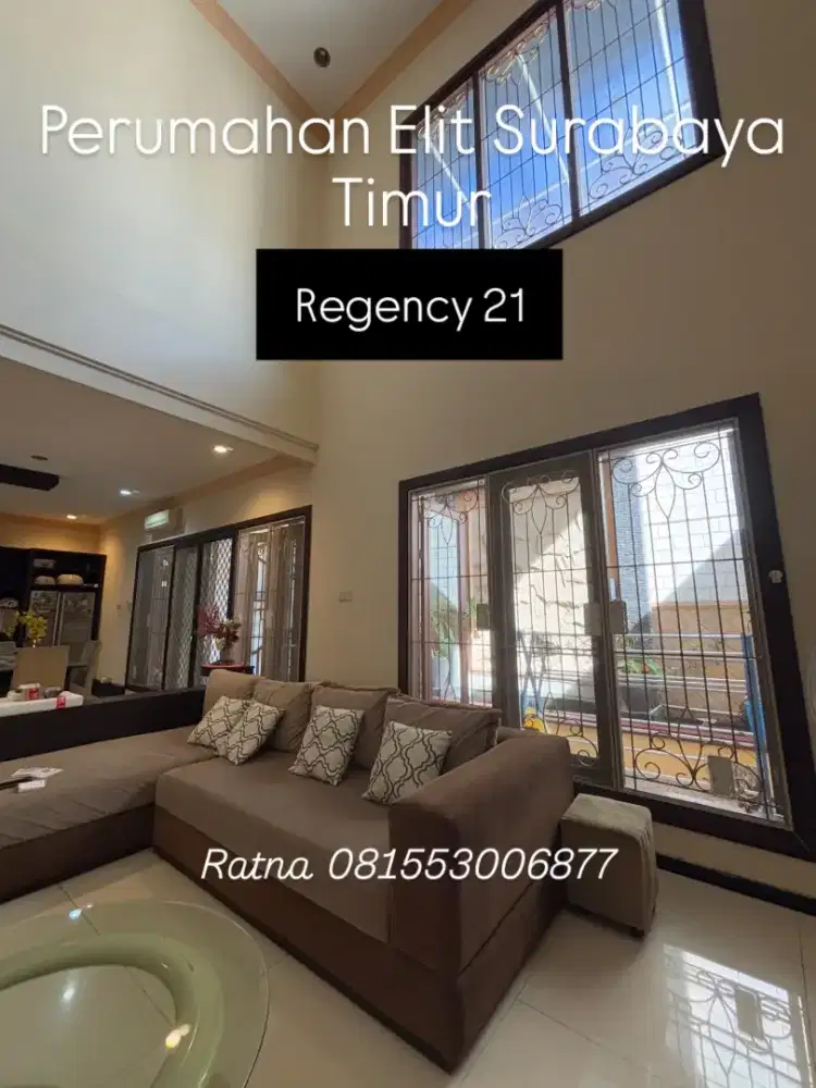 Dijual Cepat  Rumah Terawat siap huni Regency 21 Surabaya Timur