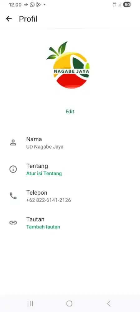 Driver supplier buah lokal