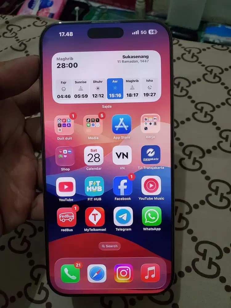 16 promax 256gb Mulus