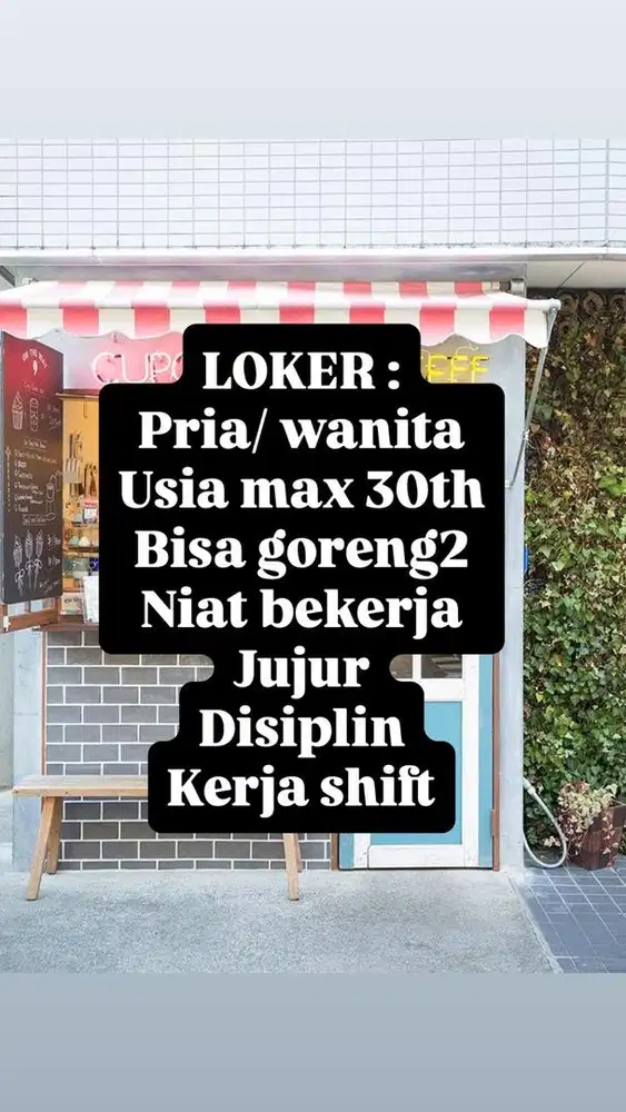 Loker jaga stand