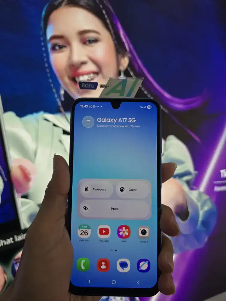 Samsung Galaxy A17 5G RAM 8/256GB Baru Segel