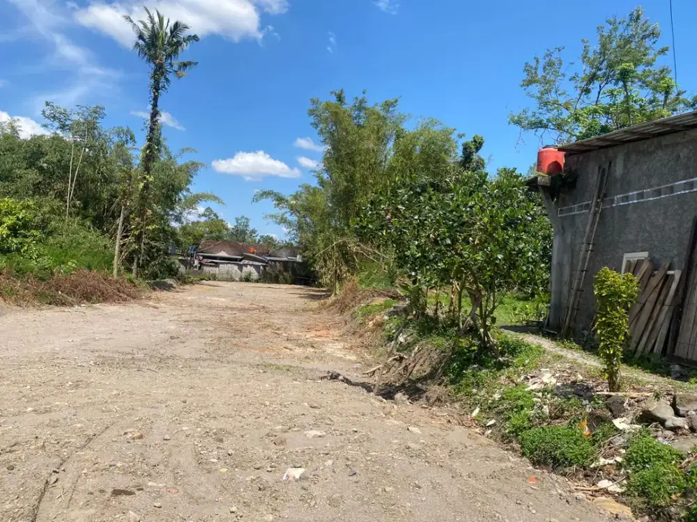 Tanah SHM Bisa Tempo Area Kalasan Dekat Jl Purwomartani