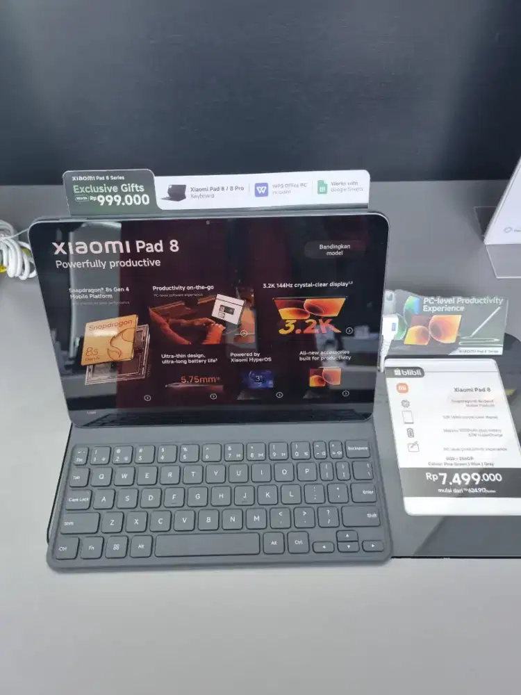 Xiaomi Pad 8 256GB Promo Kredit Bunga Ringan Free 2x Cicilan