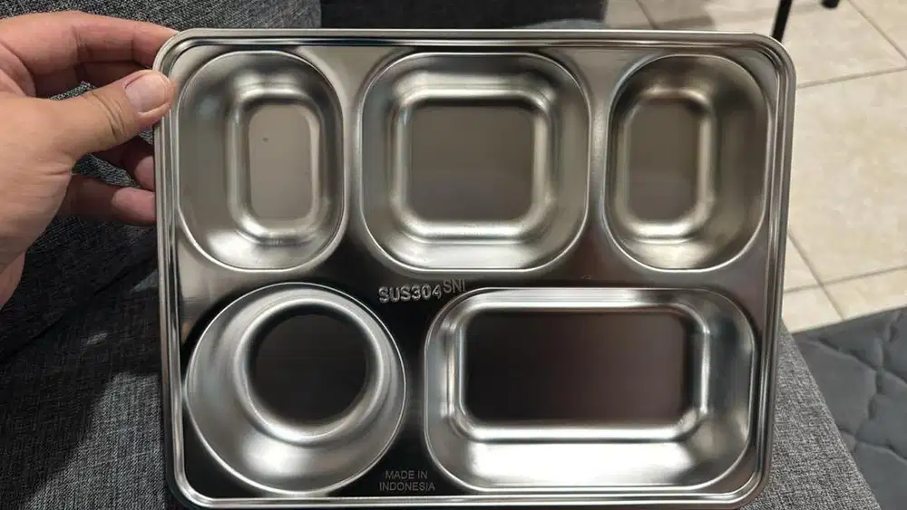 piring stainless