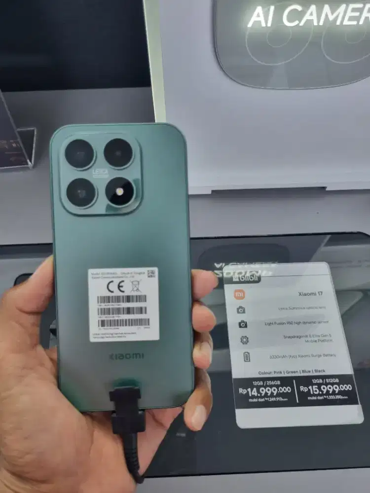 Xiaomi 17 12/512GB Promo Kredit Bunga 0,99% Free 2x Cicilan