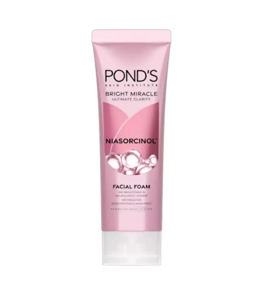 pond's bright miracle pembersih wajah foam niasorcinol 50g