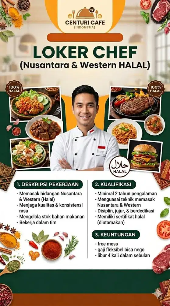 Chef western and nusantara