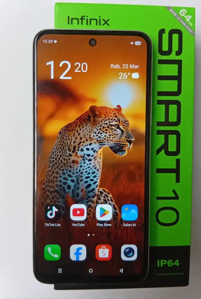 Infinix Smart 10 Ram 4+4/64 Garansi Panjang