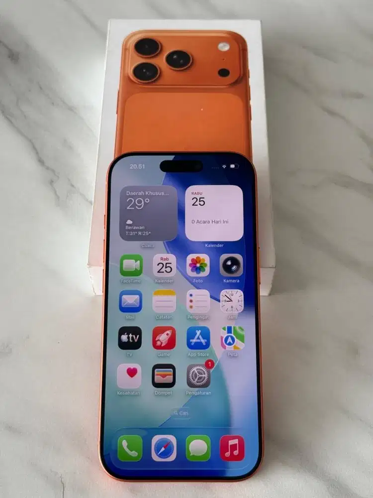 iPhone 17 Pro 256GB Cosmic Orange mulus likenew