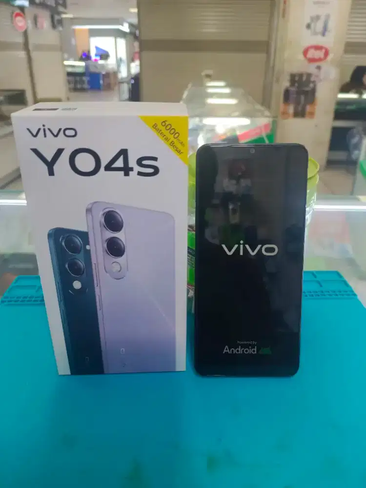 Jual Fullset Handphone Vivo Y04s.Rom8/128gb.msh ada garansi panjang.