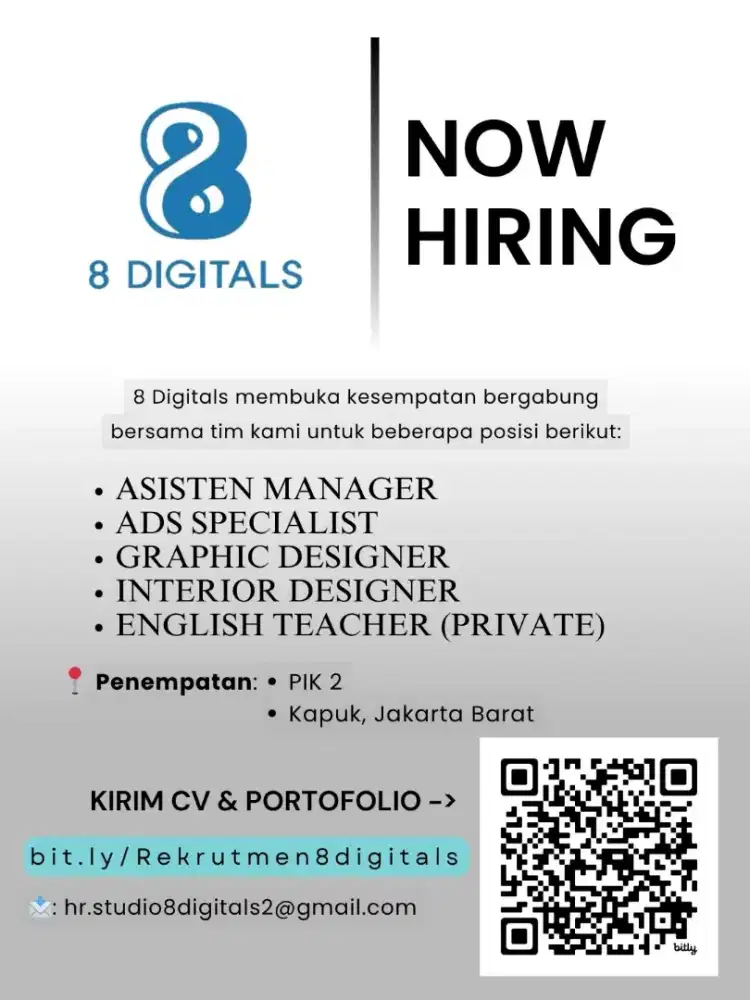 LOKER 8 DIGITALS. 5 Posisi