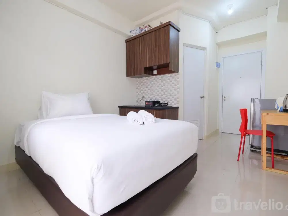 APARTEMEN GREEN PRAMUKA CITY STUDIO FULL FURNISHED TOWER PENELOPE ATAS MALL TAHUNAN JAKARTA PUSAT