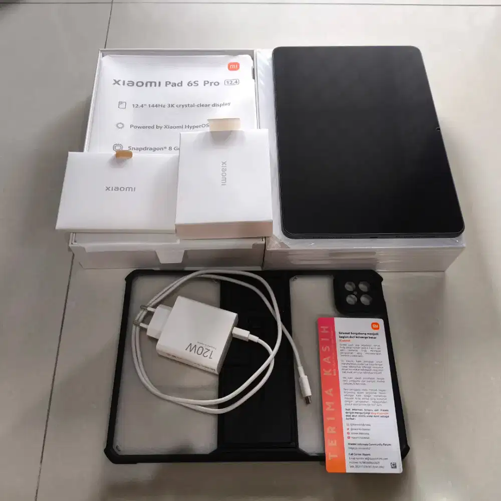 Xiaomi pad 6s pro (8/256) Mulus 99% + Garansi resmi xiaomi indo